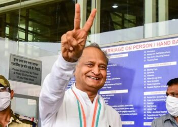 ராஜஸ்தான் நகராட்சித் தேர்தலில் காங்கிரஸ் அமோக வெற்றி : 3 -வது இடத்துக்கு தள்ளப்பட்ட பா.ஜ.க.